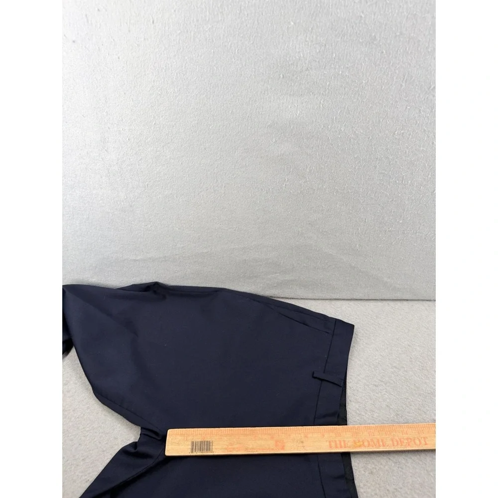 J Crew Bowery Slim Fit Dress Pants Mens 32x32 (33x30.5) Navy Wool Blend Office
